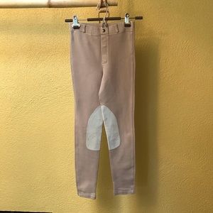 Children’s Riding Breeches, Size 14, Beige, English Style Riding, Gently Used